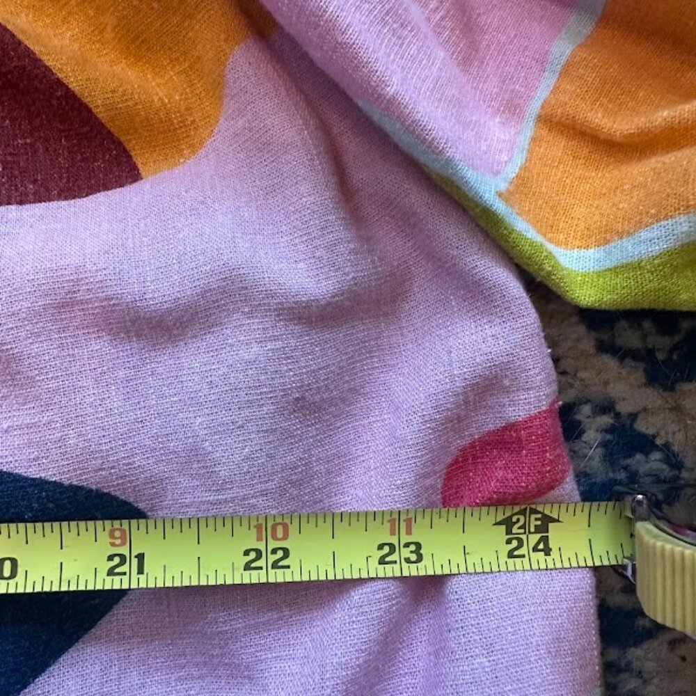 CROSBY by Mollie Burch Colorblock Maxi Dress in Pink, Green, Yellow, Navy - Picture 7 of 9